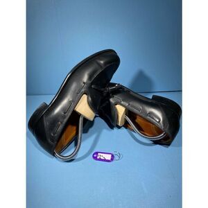 GRENSON Black Leather Tassel Loafers Shoes UK Size 9D Made In England